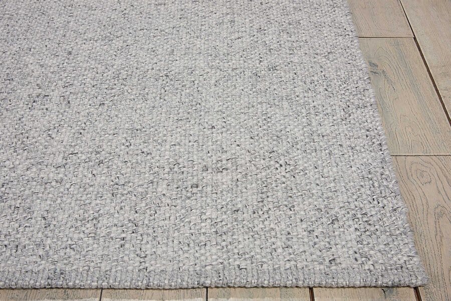 Calvin Klein Home Ck39 Tobiano Tob01 Silver Solid Color Area Rug