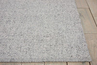 Calvin Klein Home Ck39 Tobiano Tob01 Silver Solid Color Area Rug