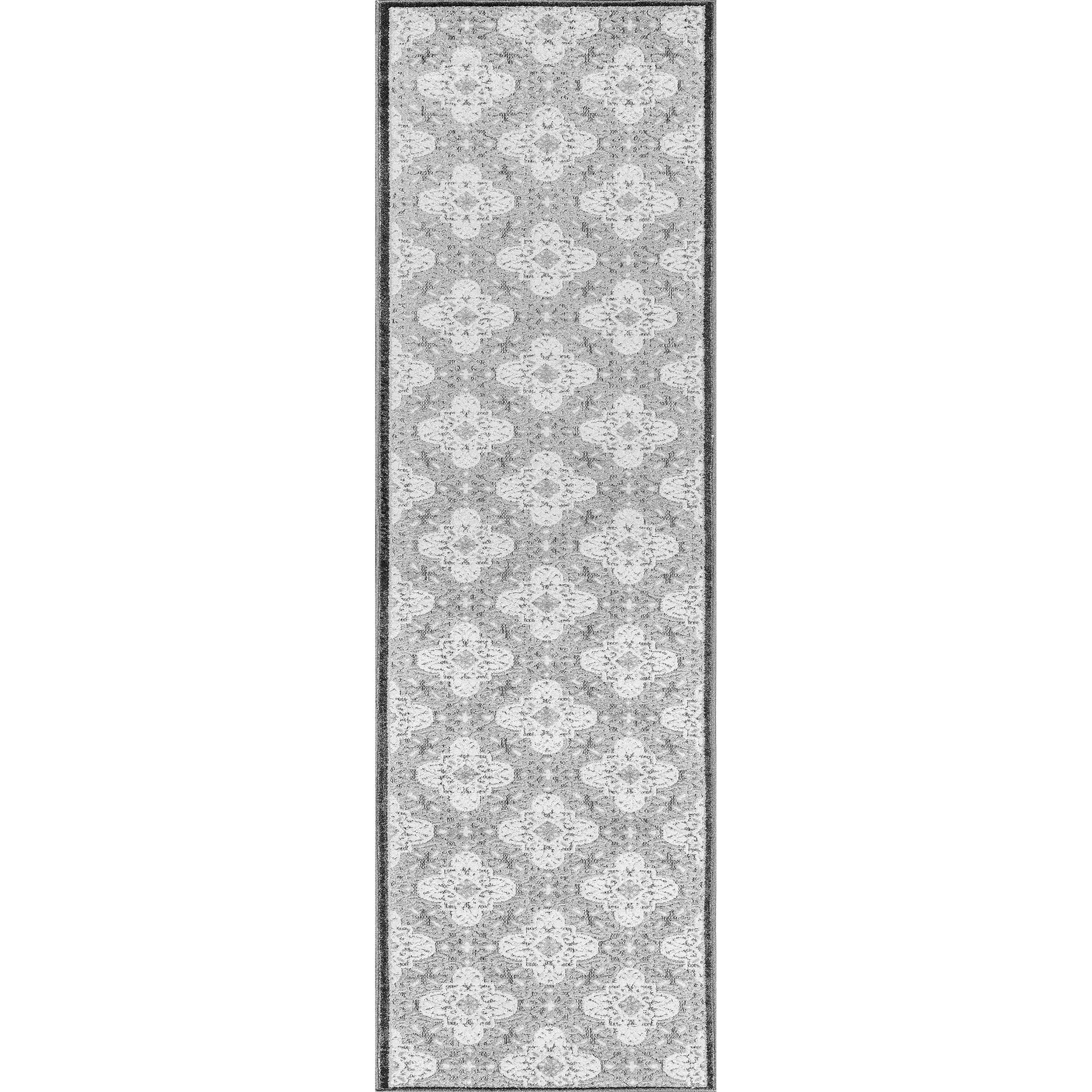 Nuloom Macie Snowflake Nma1558C Gray Area Rug