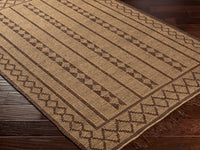 Surya Touareg Tog-2300 Tan, Dark Brown Area Rug