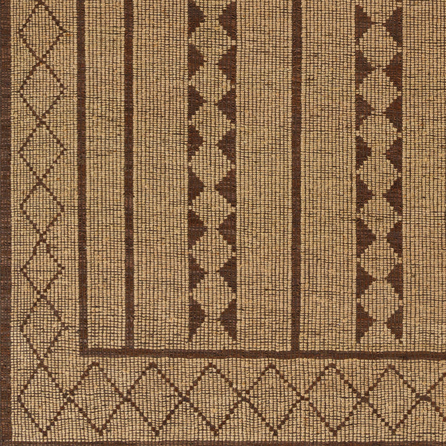 Surya Touareg Tog-2300 Tan, Dark Brown Rug.