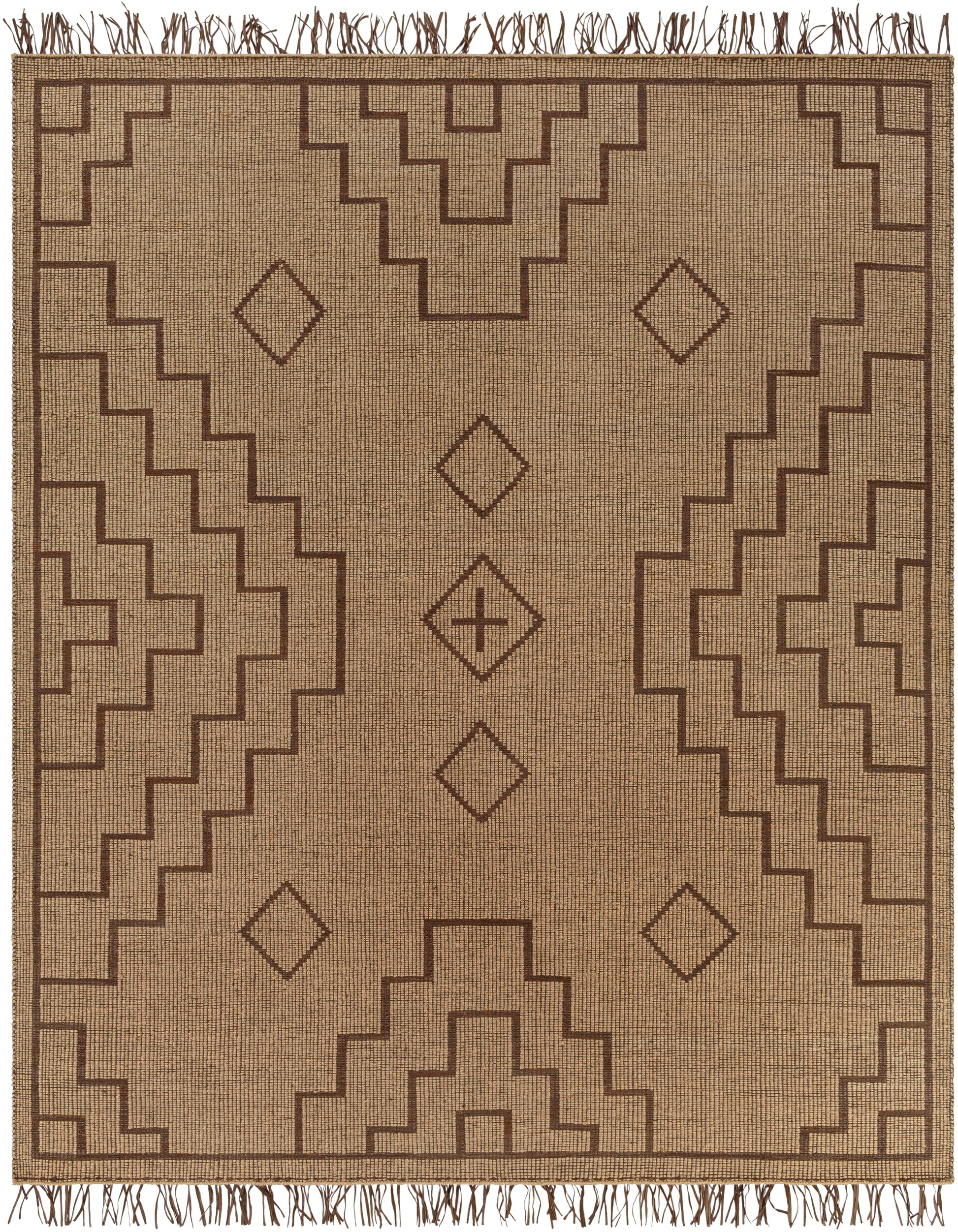 Surya Touareg Tog-2301 Tan, Dark Brown Area Rug