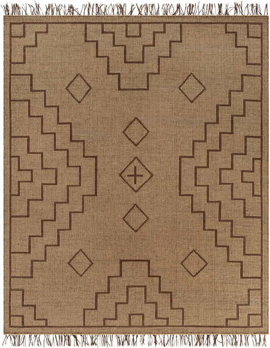 Surya Touareg Tog-2301 Tan, Dark Brown Area Rug