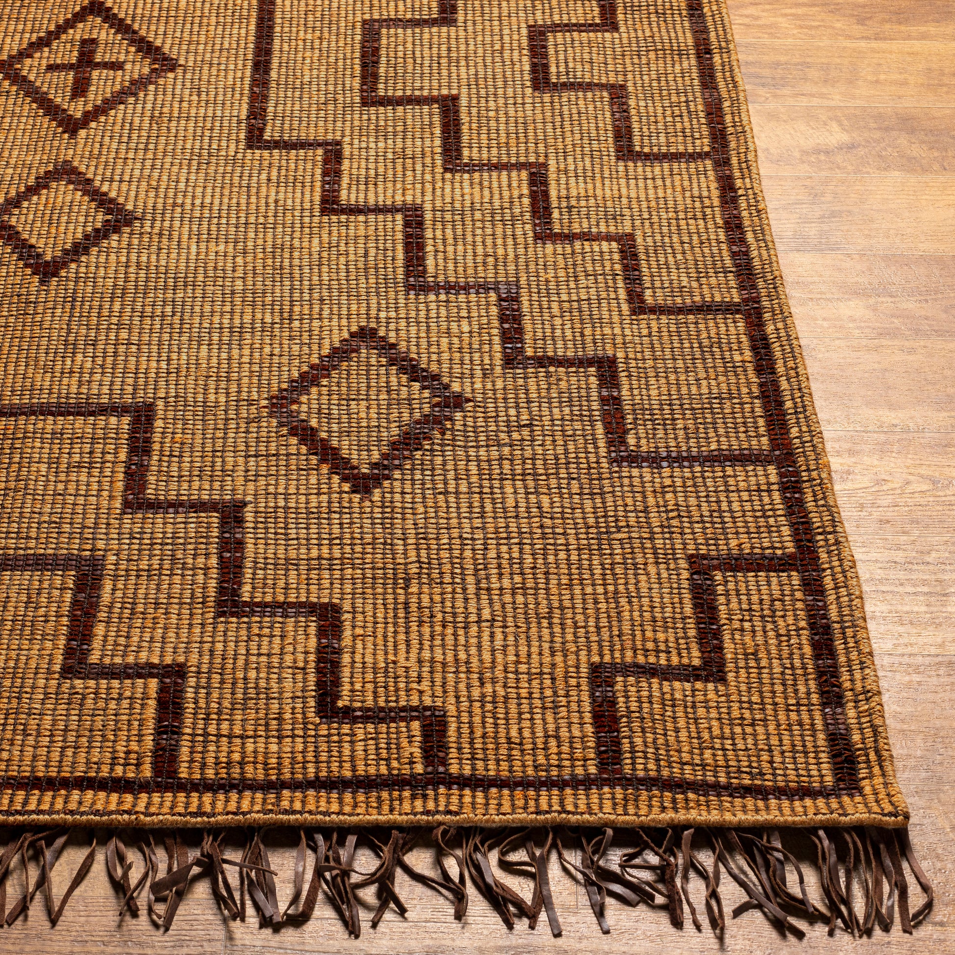 Surya Touareg Tog-2301 Tan, Dark Brown Area Rug