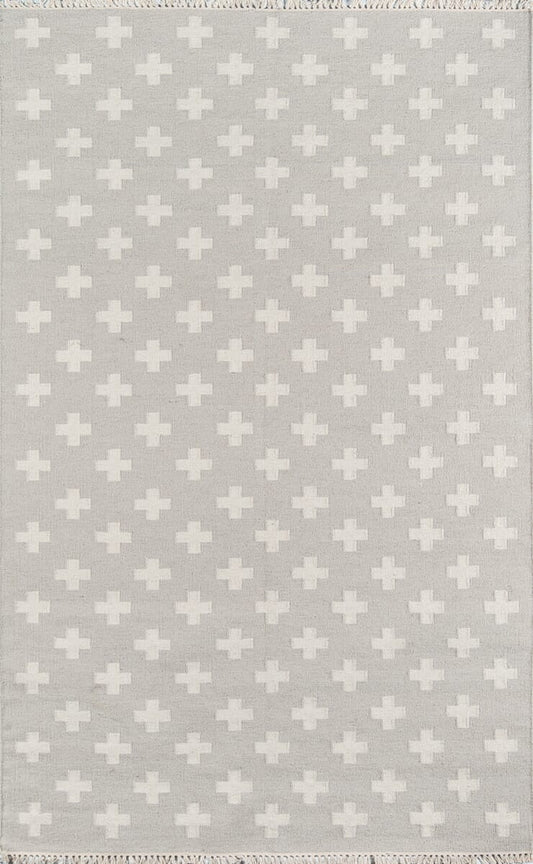 Momeni Novogratz Topanga Lucille Top-1 Grey Geometric Area Rug