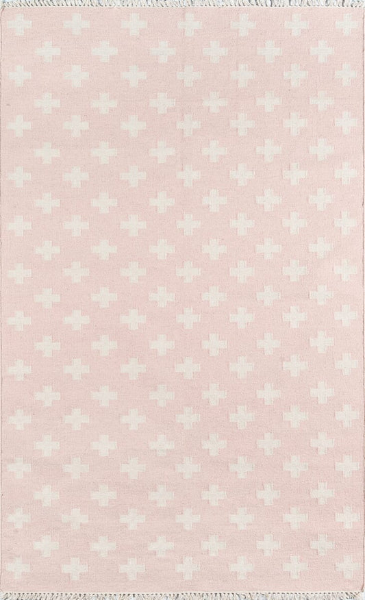 Momeni Novogratz Topanga Lucille Top-1 Pink Geometric Area Rug