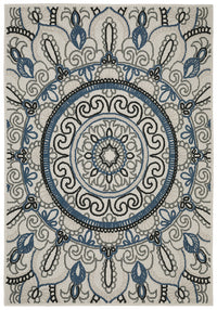 Oriental Weavers Sphinx Torrey 072J1 Beige/ Blue Area Rug