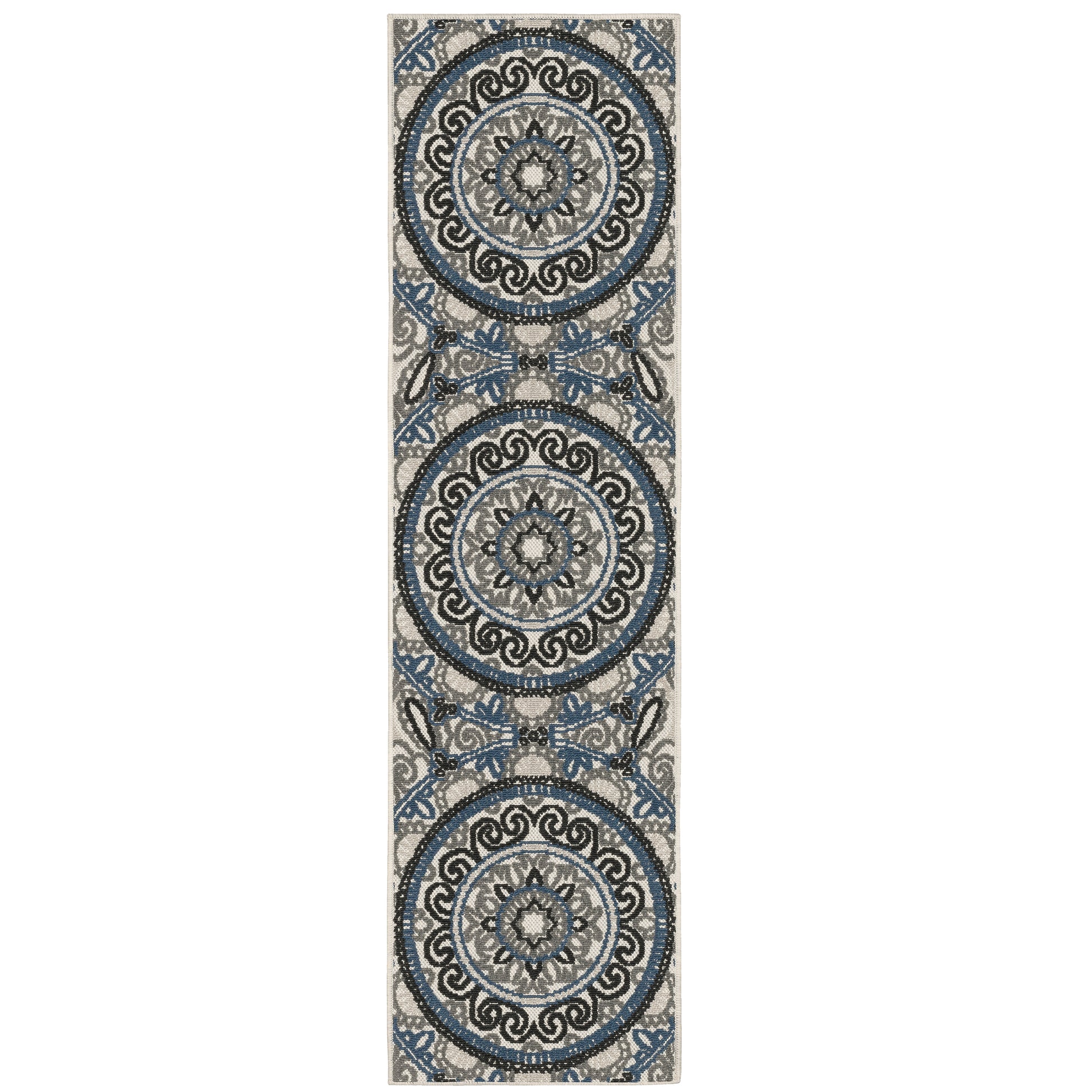 Oriental Weavers Sphinx Torrey 072J1 Beige/ Blue Area Rug