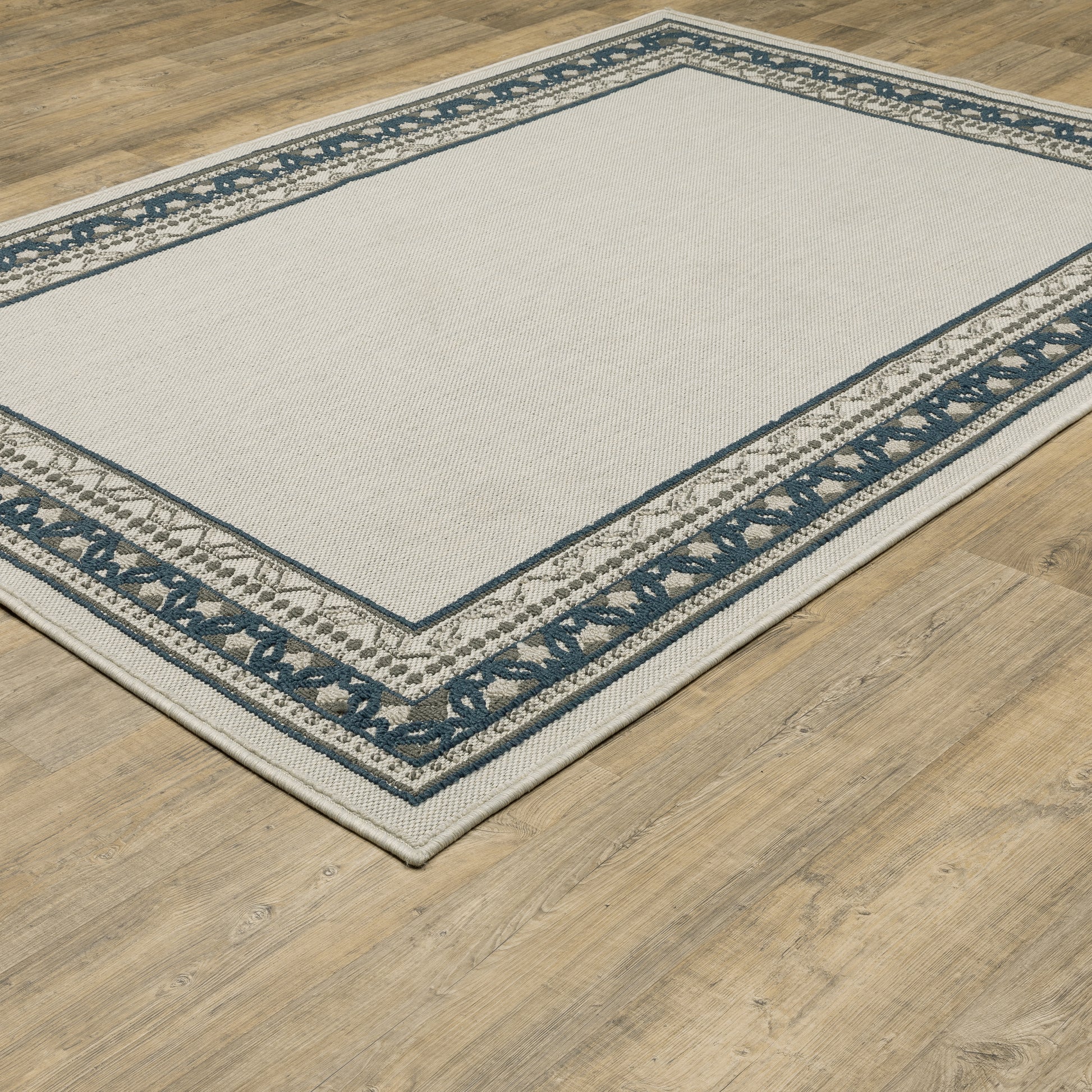 Oriental Weavers Sphinx Torrey 8020W Beige/ Blue Area Rug