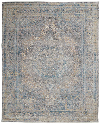 Nourison Starry Nights Stn06 Cream Blue Area Rug