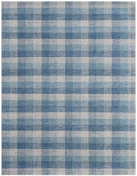 Amer Tartan Tra-11 Blue Geometric Area Rug