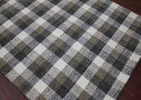 Amer Tartan Tra-5 Khaki Geometric Area Rug