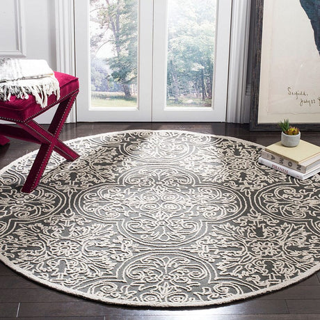 Safavieh Trace Trc101A Dark Grey / Light Grey Rugs.