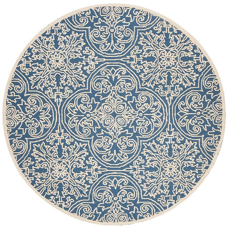 Safavieh Trace Trc101B Blue / Ivory Rugs.