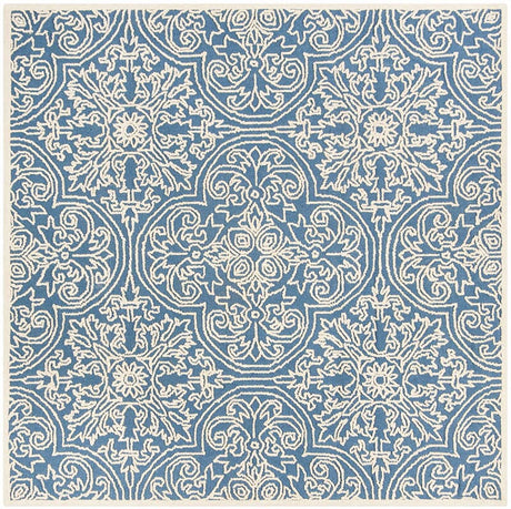 Safavieh Trace Trc101B Blue / Ivory Rugs.