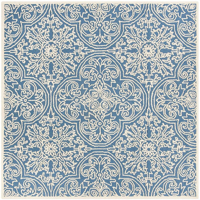 Safavieh Trace Trc101B Blue / Ivory Rugs.