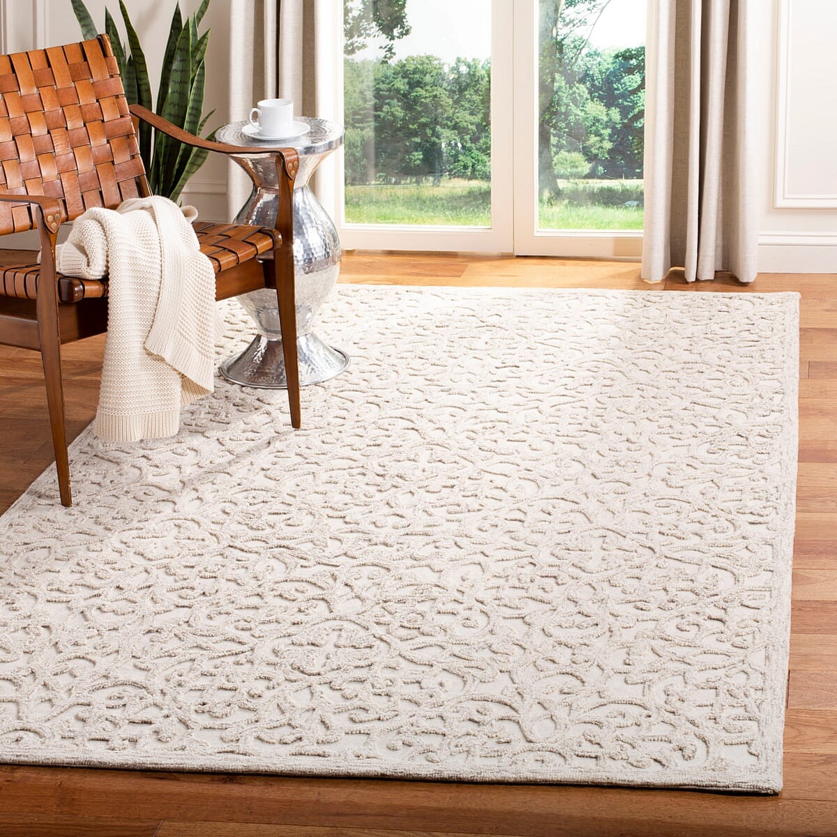 Safavieh Trace Trc103E Camel / Ivory Area Rug