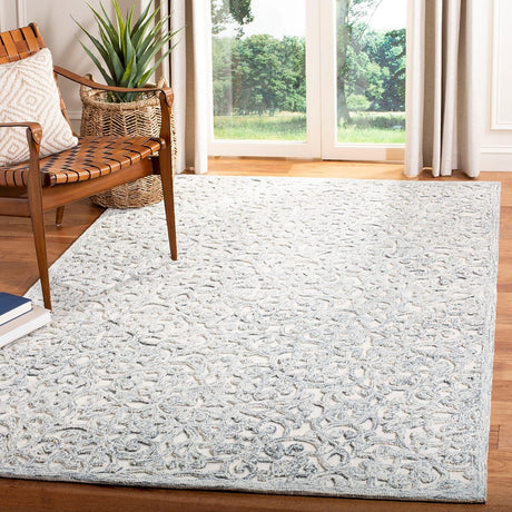 Safavieh Trace Trc103H Charcoal / Ivory Rugs.