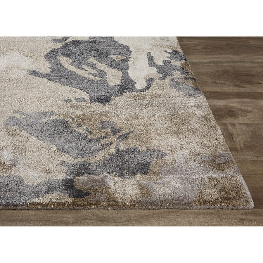 Jaipur Transcend Glacier Trd01 Pumice Stone / Pussywillow Gray Organic / Abstract Area Rug