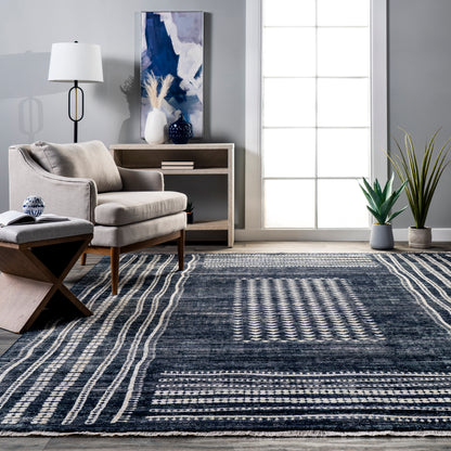 Nuloom Fatimah Modern Nfa1535A Gray Area Rug