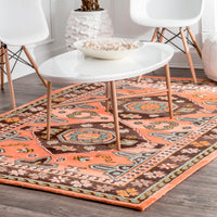 Nuloom Floral Shailene Nfl2722A Orange Area Rug