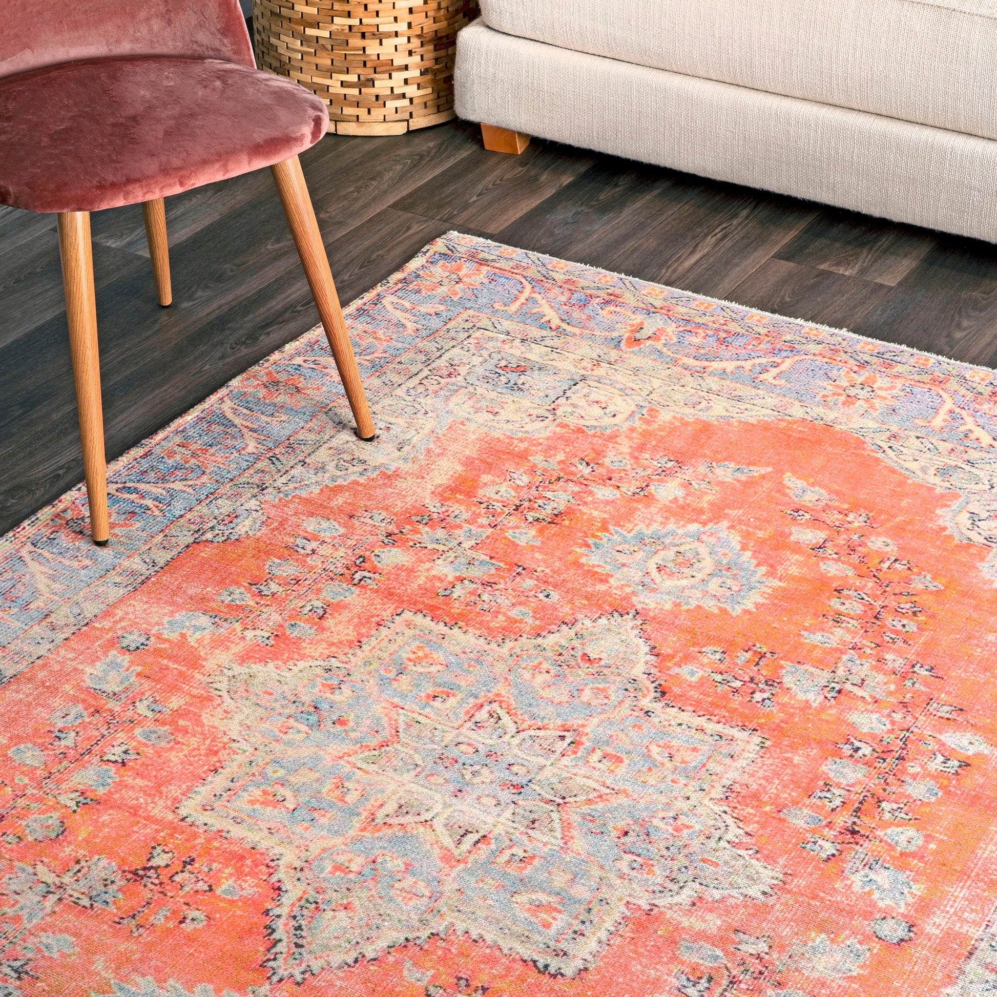 Nuloom Karol Nka2807A Rust Area Rug