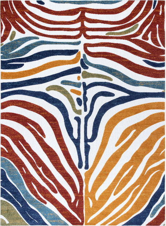 Nuloom Summer Zebra Stripes Nsu2638A Multi Area Rug