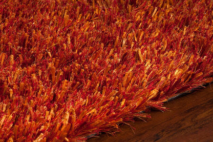 Chandra Tulip tul17400 Orange Solid Color Area Rug