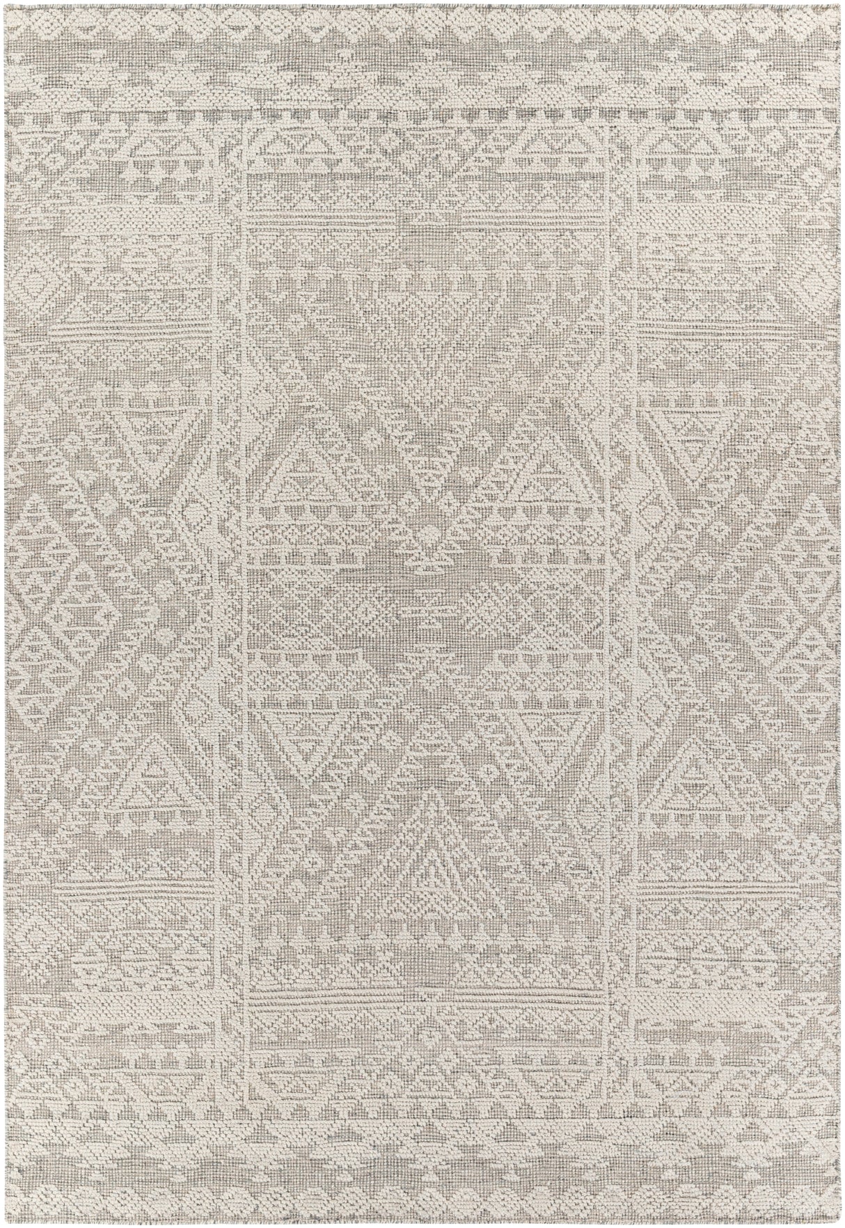 Surya Tunus Tun-2306 Medium Gray, Ink, Beige Rugs.