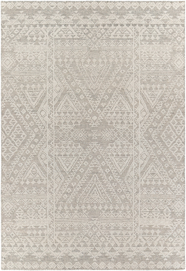 Surya Tunus Tun-2306 Medium Gray, Ink, Beige Rugs.