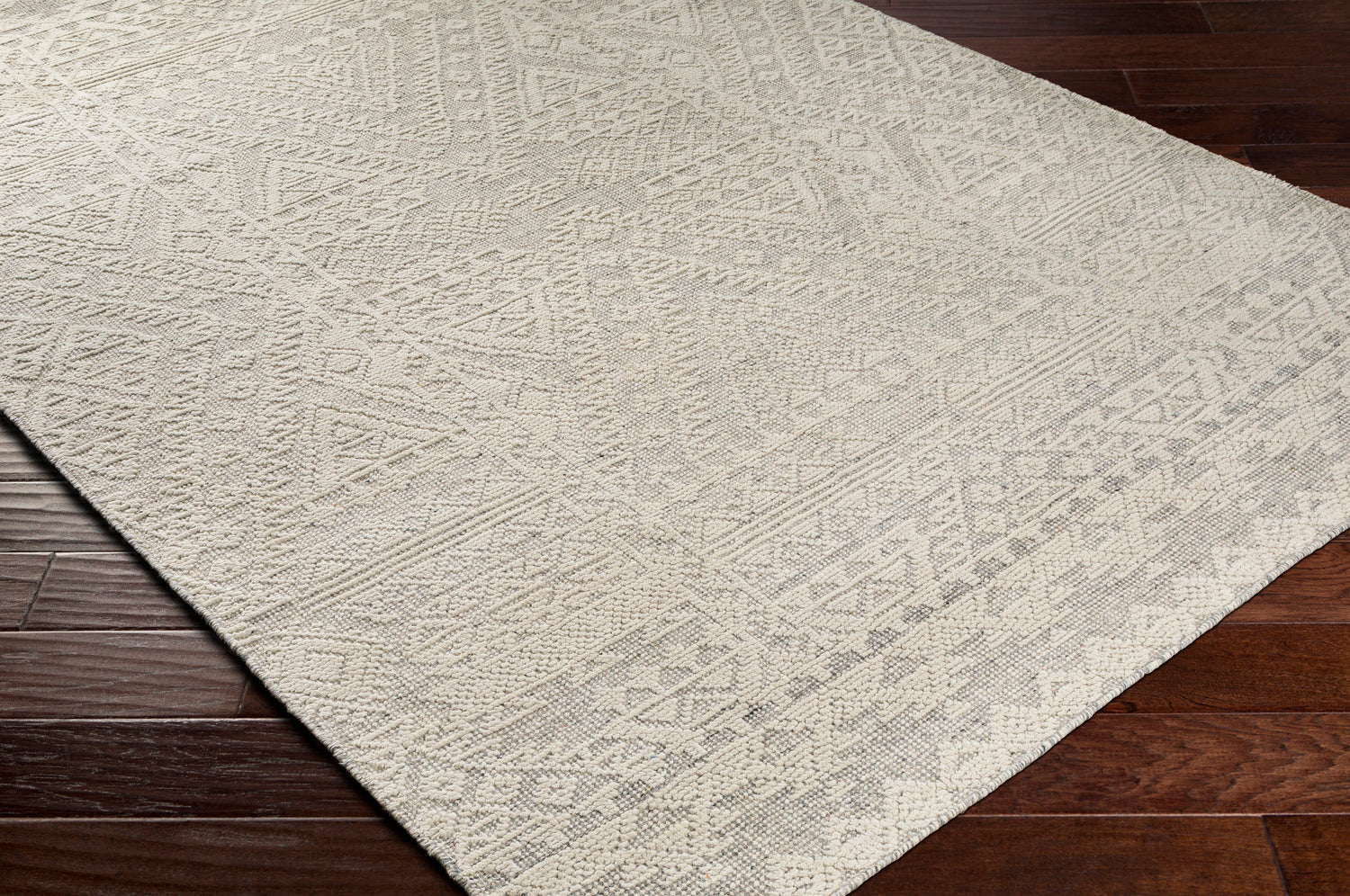 Surya Tunus Tun-2306 Medium Gray, Ink, Beige Rugs.