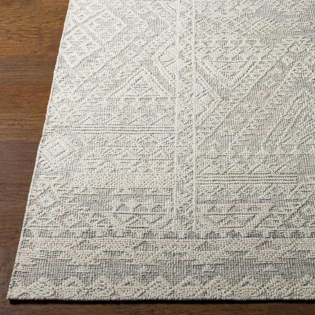 Surya Tunus Tun-2306 Medium Gray, Ink, Beige Rugs.