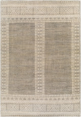 Surya Tunus Tun-2307 Medium Gray, Charcoal, Cream Rugs.