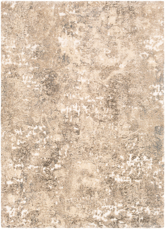 Surya Tuscany Tus-2304 Cream, Aqua, White, Dark Brown Area Rug