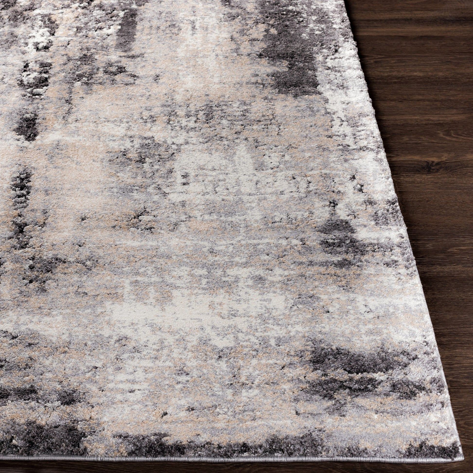 Surya Tuscany Tus-2312 Beige, Black, Medium Gray, Ivory Area Rug