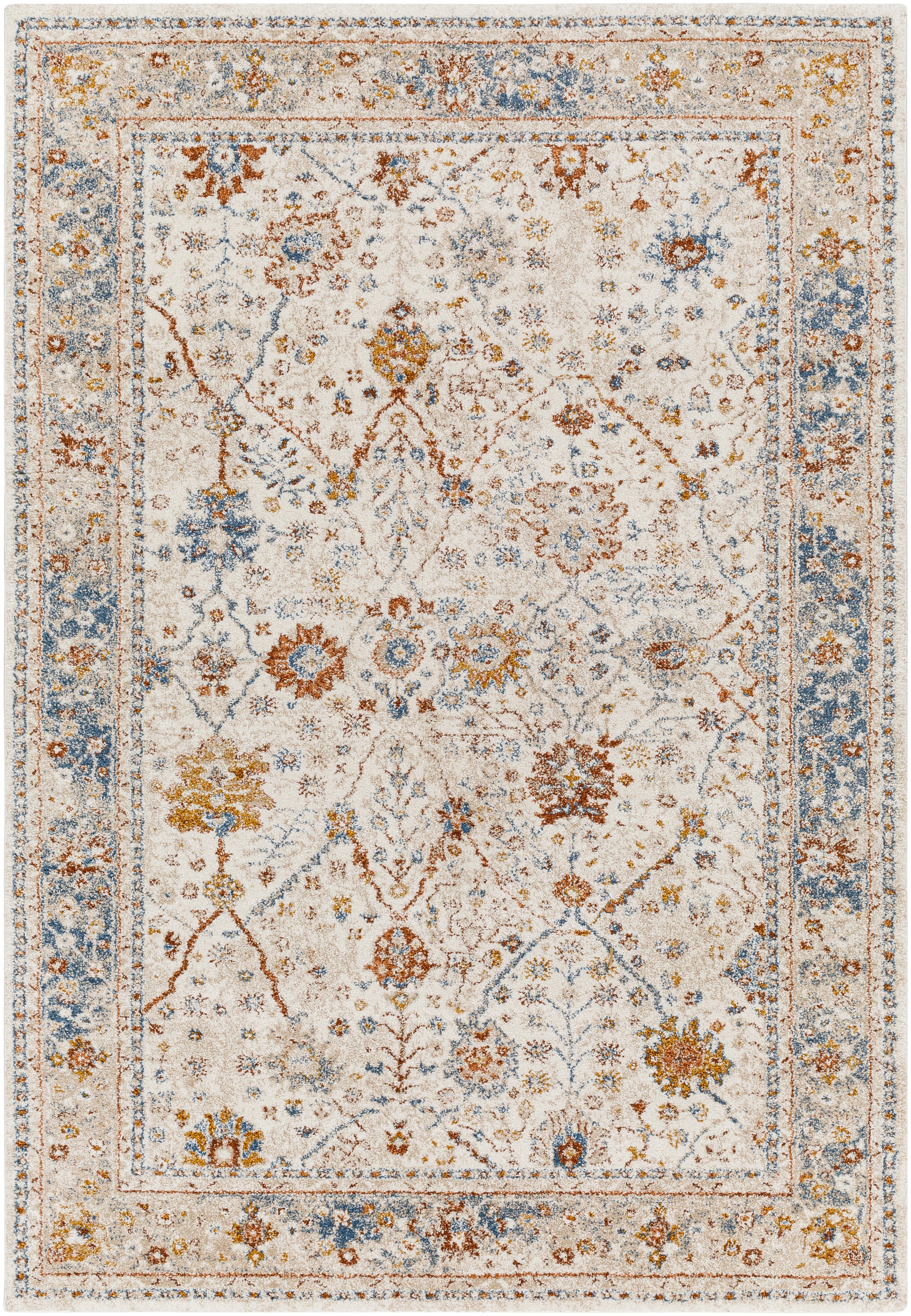 Surya Tuscany Tus-2330 Brown, Cream Area Rug