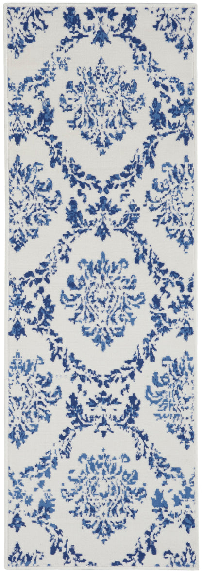 Nourison Whimsicle Whs01 Ivory Navy Area Rug