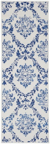 Nourison Whimsicle Whs01 Ivory Navy Area Rug