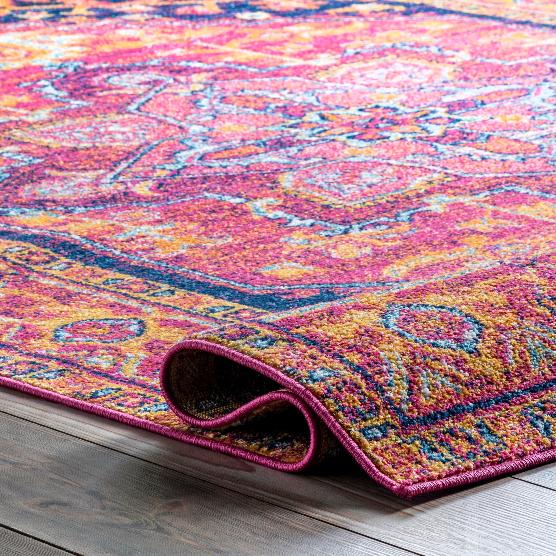 Nuloom Vintage Jaclyn Nvi3135E Pink Area Rug