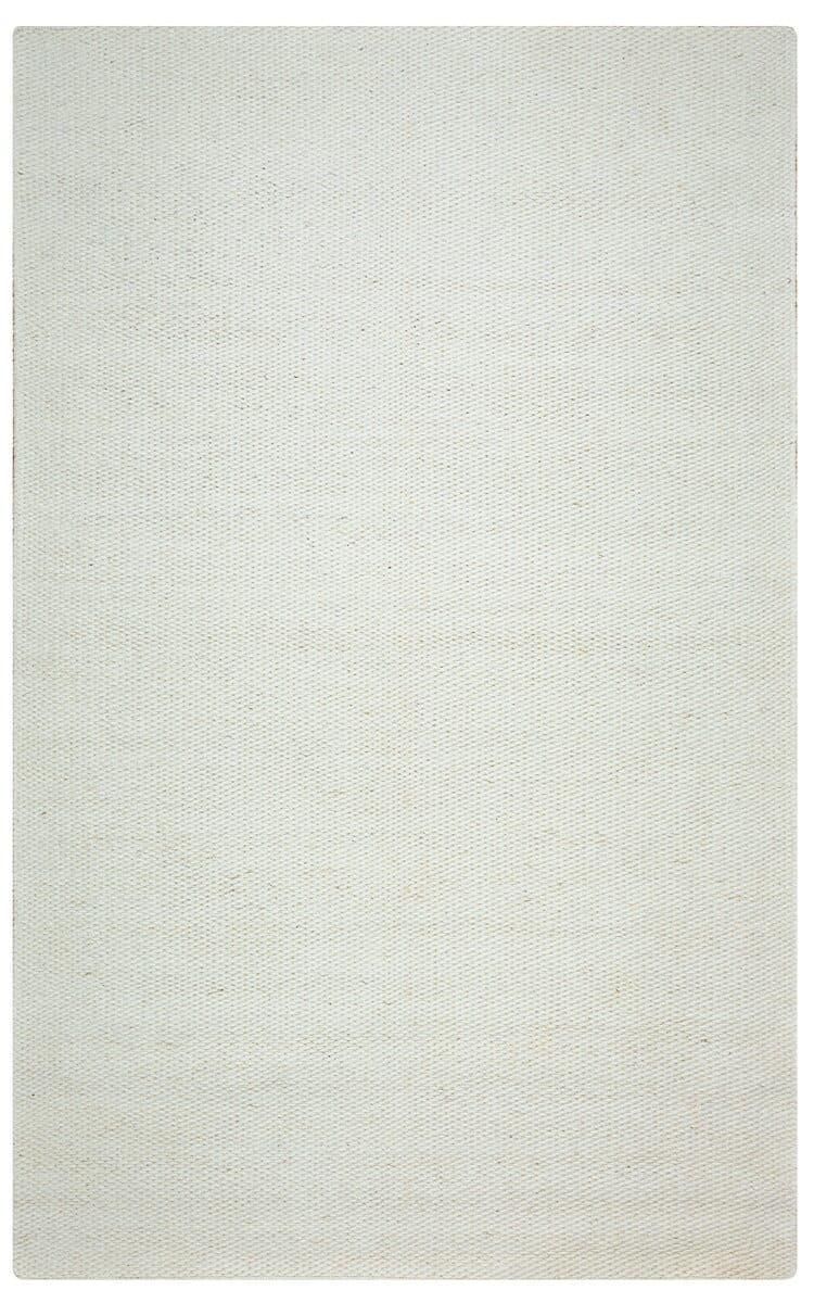 Rizzy Twist TW-3065 White Solid Color Area Rug
