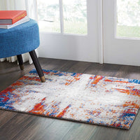 Nourison Twilight Twi26 Ivory / Multi Organic / Abstract Area Rug