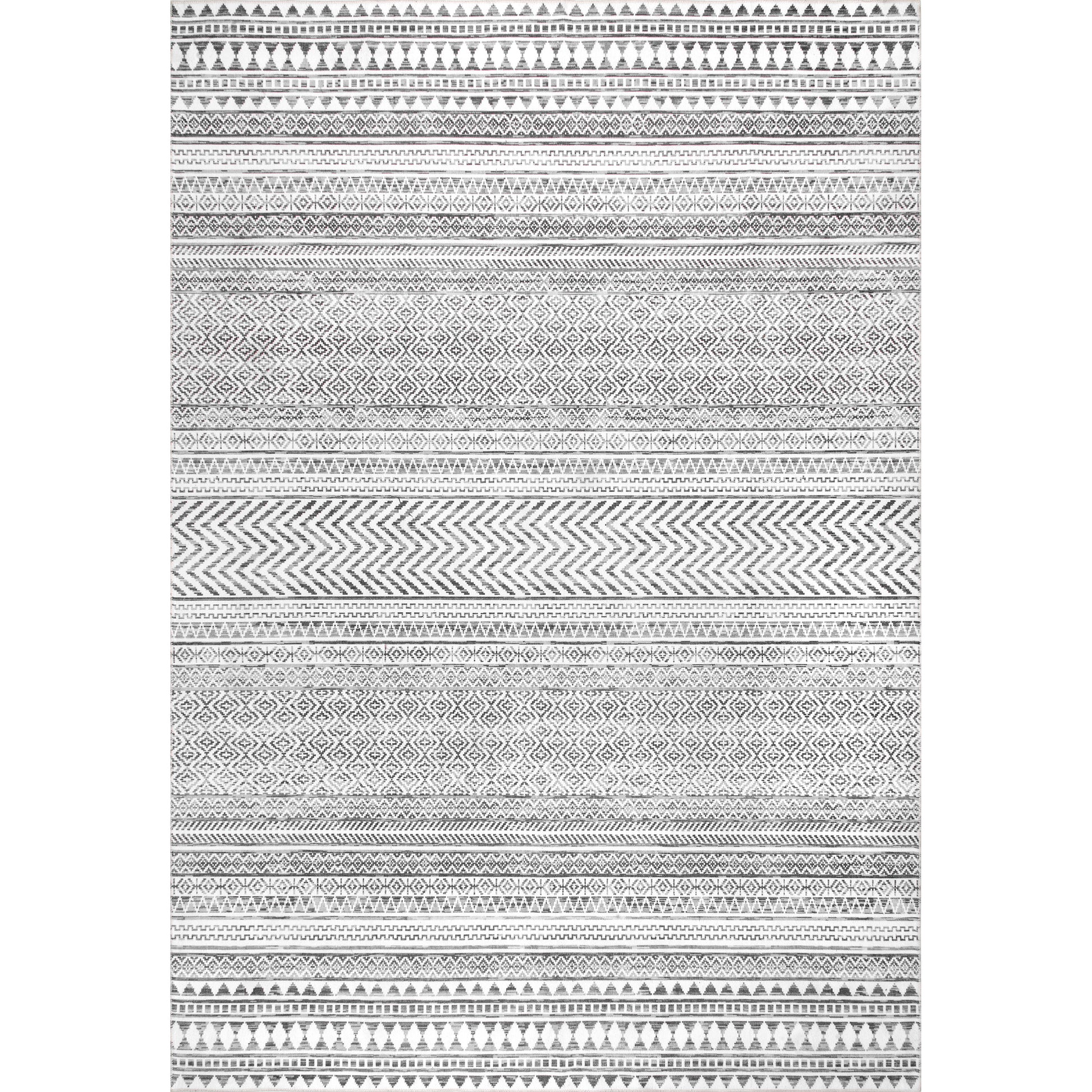 AreaRugs.com Wavaj Nwa1059A Gray Area Rug