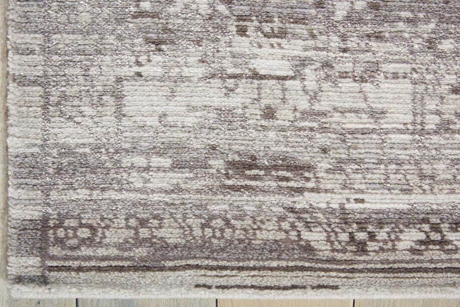 Nourison Twilight Twi01 Silver Vintage / Distressed Area Rug