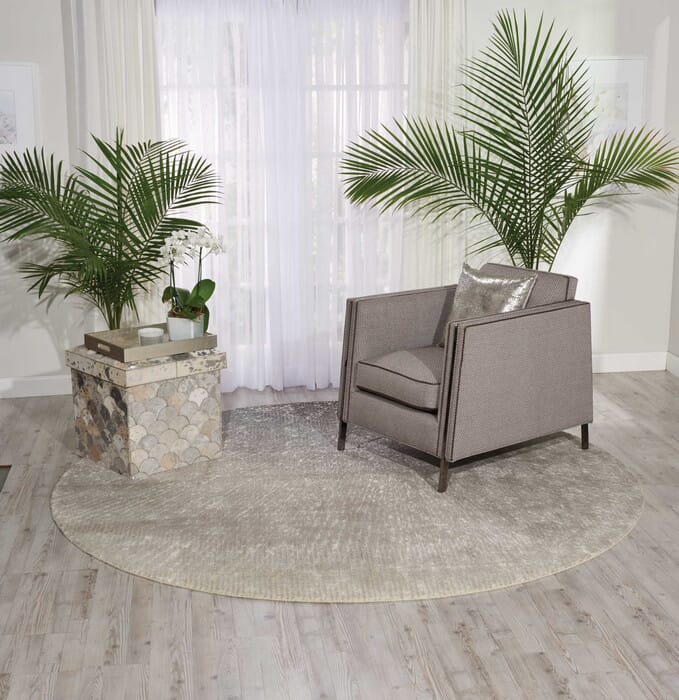 Nourison Twilight Twi12 Ivory Grey Vintage / Distressed Area Rug