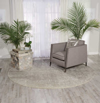 Nourison Twilight Twi12 Ivory Grey Vintage / Distressed Area Rug