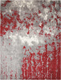 Nourison Twilight Twi21 Grey / Red Rugs.