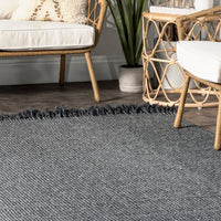 Nuloom Courtney Nco2000B Charcoal Area Rug