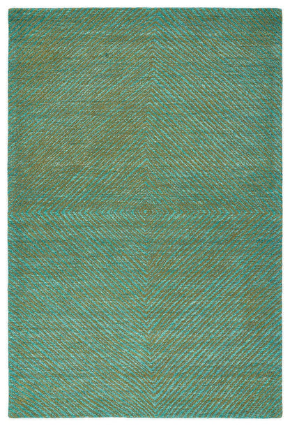 Kaleen Textura Txt03-78 Dark Turquoise , Seaweed , Ivory Area Rug