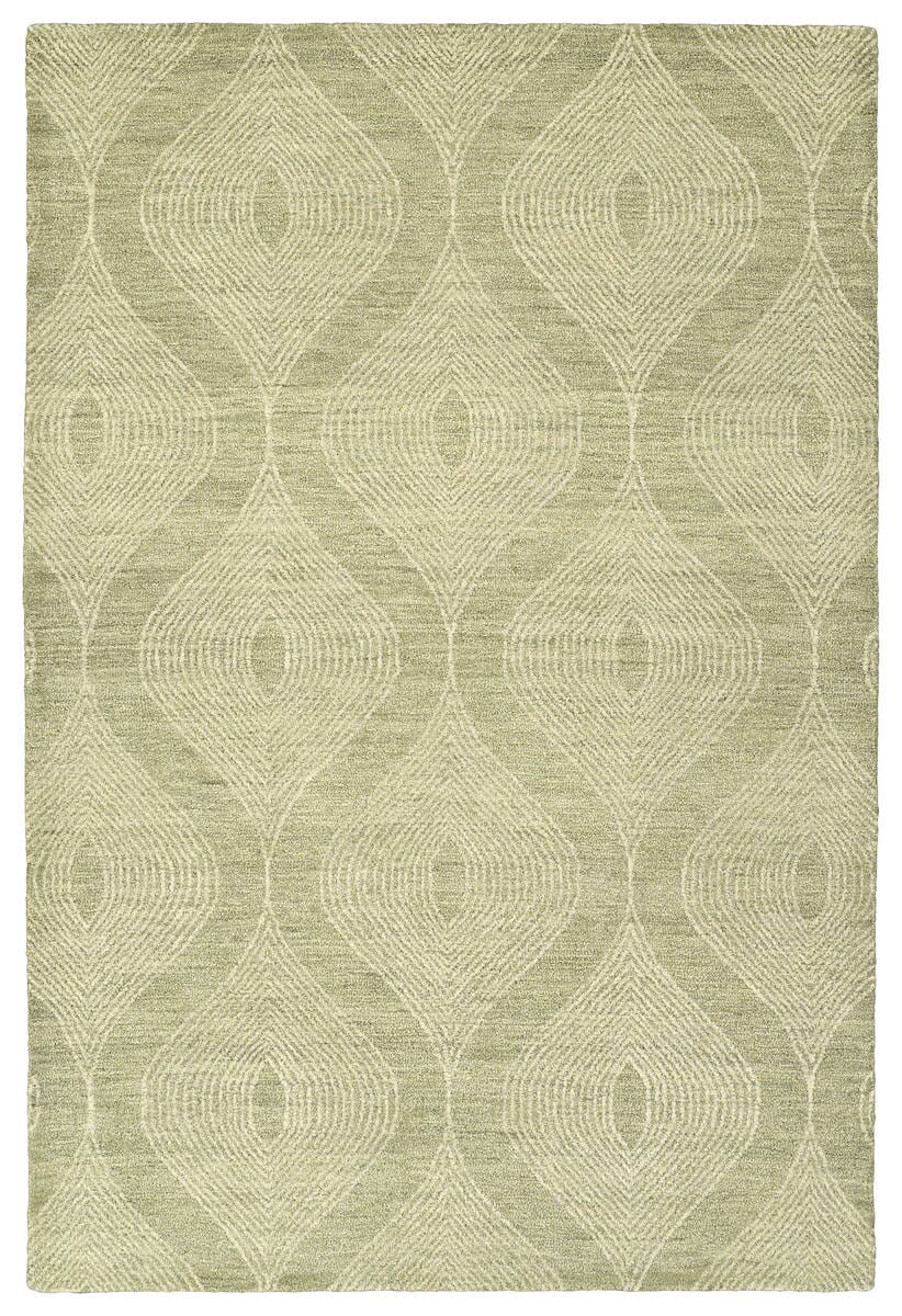 Kaleen Textura Txt04-59 Sage , Linen , Grey Green Geometric Area Rug