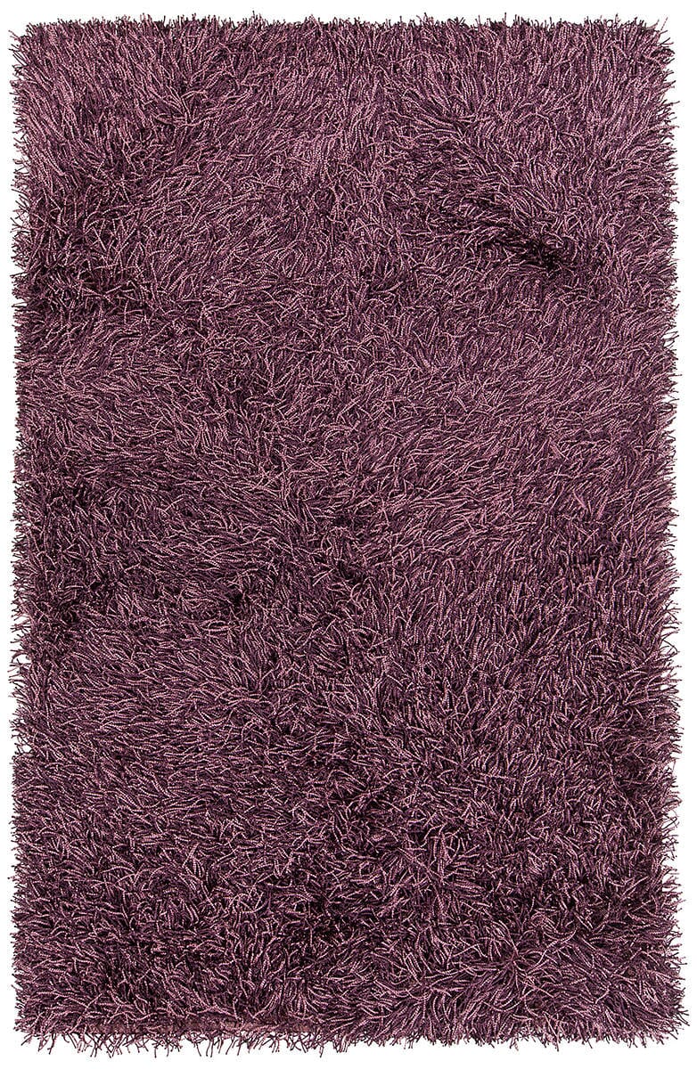 Chandra Tyra Tyr43603 Purple / Black / Pink Shag Area Rug